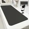Tapete de Mesa de Escritório Grande Couro Borracha Mouse Pad para E-sports Tapete de Mesa para Casa Luxo Leve Sensação Avançada Tapete para Escrita de Estudante