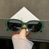2024 Nuevos Gafas de Sol Europeas y Americanas Ins Cara Pequeña Sexy Foto Gafas de Sol Marco Redondo Retro Pequeño Disco Gafas de Sol Simples para Mujeres-
