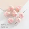 Macaron Diamante Forma Cerámica Cuentas Accesorios Ropa Pulsera Collar Materiales Cuentas Sueltas Hecho a Mano Joyería DIY Porcelana Cuentas