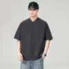 Algodón de Modal Gel Fresco al Tacto 7A Antibacteriano Verano 2026 Nuevo Camiseta Casual de Manga Corta Blanca