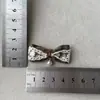 Accesorios de lazo con cuentas de perlas de encaje a cuadros marrones para calcetines, bolsos, ropa, decoración de muñecas para mascotas DIY