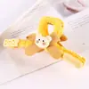 Accesorios para el Cabello de Celebridad de Internet Estilo Coreano para Mujer Pinza para el Pelo de Oso de Dibujos Animados Pinza de Tela Versátil Pinza para Recoger el Pelo Cola de Caballo