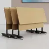 Mesa larga plegable premium, mesa de capacitación de personal, escritorio de oficina móvil, mesa de conferencias, escritorio y silla multifuncionales, escritorio y silla de capacitación