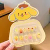 Pegatinas de Uñas Sanrio para Niñas, Arte de Uñas Lindo y Divertido, Piezas de Uñas para Estudiantes, Piezas de Uñas Dulces, Uñas Postizas para Niños