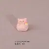 Resina Caricatura Cerdo Rosa DIY Pegamento de Crema Funda para Teléfono Accesorios de Resina Decoración de Coche Adorno 3D Hebilla de Zapato