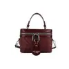Bolso de mano pequeño de lujo ligero transfronterizo para mujer, nuevo modelo de otoño 2026, patrón tejido, versátil y moderno, bolso cuadrado pequeño de un solo hombro y cruzado