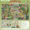 Adesivos de paisagismo da série Yuxian, mundo secreto em miniatura 6.0, adesivos de cena de loja de plantas simulada, brinquedo DIY para alívio do estresse
