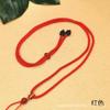 Cordón Colgante Ruyi para Hombres y Mujeres, Colgante de Jade Tejido con Collar de Nudo Dorado, Correa para el Cuello, Cuerda Colgante de Jade con Hebilla de la Paz, Nudo Chino