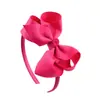 Diadema para niños de 4 pulgadas europea y americana, accesorios para el cabello, lazo fruncido, banda hecha a mano, diadema, nuevo, venta al por mayor 675