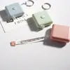 Llavero Creativo DIY Cinta Métrica Cinta Métrica Portátil Encanto de Bolsa Llavero de Regalo Mochila Portátil