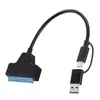 Adaptador USB 3.0 a SATA dedicado transfronterizo para disco duro SSD de 2.5 pulgadas, línea de unidad fácil SATA