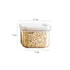 Frasco de Almacenamiento a Prueba de Humedad de Grado Alimenticio Granos Fideos Productos Secos Frijoles Cereal Cereal Tapa Sellada Caja de Almacenamiento de Dulces