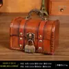 Venta al por mayor de fábrica, caja de madera de almacenamiento retro, caja de almacenamiento de joyas de madera antigua, embalaje de regalo de joyería, caja de madera pequeña