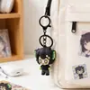 Demonio Gato Pequeño de Ojos Estrellados Luo Xiaohei Colgante Llavero Yiwu Pequeño Artículo Creativo Pequeño Regalo Decoración Mochila Venta al por Mayor
