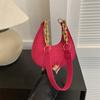 Bolso de mano de estilo coreano moderno, bolso dumpling, nueva moda 2023, patrón piedra, bolso de axila, bolso de hombro casual para mujer
