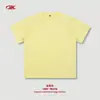 Camiseta Masculina Básica Estilo Americano Bk Cooling Cor Sólida 235g Algodão Puro Manga Curta, Casual Solta Tendência Marca Masculina Manga Curta.