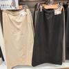 Roupas femininas japonesas solteiras primavera/verão 2024 nova saia longa elástica alta saia dividida absorvente de suor secagem rápida 468805