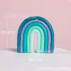 Acessórios Atacado Joias DIY Criativas Simples Pequenas Frescas Desenho Animado Arco-Íris Argila Polimérica Joias Arco-Íris Acessórios Decorativos
