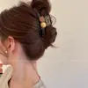 Nuevo Modelo 2025 Diseño Sencillo Pinza para el Cabello de Tiburón con Forma de Ola para la Parte Trasera de la Cabeza, Pinza Grande de Gama Alta para Mujeres
