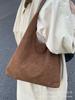 Bolsa de Grande Capacidade Feminina Verão Versátil 2025 Nova Moda Bolsa de Ombro Casual Retrô Classe Trabalho Bolsa Tote