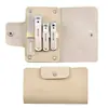 Cortador de Unhas Dobrável com Gradiente Transfronteiriço Bolsa Conjunto de Beleza Conjunto Grande de Cortadores de Unhas Conjunto de Ferramentas de Manicure de Quatro Peças
