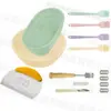 Cesta de Fermentación de Silicona Personalizada con Anillo de Acero Cesta Plegable Juego de Cestas Artefacto para Hornear Masa de Pastel Cesta para Pan