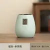 Conjunto de Seis Peças para Cerimônia do Chá, Conjunto de Chá Kung Fu, Ferramentas Especiais para Fazer Chá, Decorações de Mesa de Chá, Acessórios de Conjunto de Chá de Cerâmica, Balde de Armazenamento