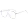 Gafas de Sol Modelo Nuevo 2022 al Estilo de Beckham, Estilo Europeo y Americano, Unisex, Lentes Sin Graduación, Gafas de Personalidad a la Moda y Tendencia