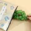 Bolsas Selladas de Papel de Aluminio para Conservar la Frescura con Etiquetas de Nombre de Producto y Fecha, Clasificadas para Congelar, Previenen la Transferencia de Olores, Bolsas de Almacenamiento de Alimentos para Cocina