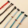 Cordão para pingente Ruyi masculino e feminino pingente de jade feito à mão colar com nó de ouro cordão para pescoço fivela de segurança corda de pingente de jade