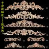 Flor de cabeza de puerta rejilla pasillo madera maciza appliqué de flor tallada formato de flor pieza de cabecera de cama europea flor de madera cabeza de puerta panel de pared PVC tallado en madera