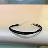Novo Colar Gargantilha de Veludo Preto Simples Nicho Curto Corrente para Clavícula Feminina Colar Feminino