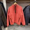 Moletom Pulôver de Lã Polar com Botões e Gola Polo Meio Aberta para Casal Japonês Masculino e Feminino Outono e Inverno 453738 453779