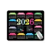 Serie de Calendarios 2026 Más Vendida Transfronteriza Alfombrilla para Ratón Escritorio de Computadora Almohadilla Engrosada Exquisita Sensación Sedosa Venta al por Mayor de Fábrica