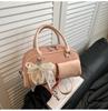 Bolsa Pequena Elegante de Alta Qualidade Transfronteiriça para Mulheres 2026 Nova Primavera Versátil Bolsa Transversal Bolsa de Mão Fashion Bolsa Bowling
