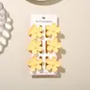 Venta Caliente Transfronteriza 3.5cm Dopamina Set Sencillo de Pinzas para el Cabello Pinzas Pequeñas de Garra para Mujeres Set de Seis Piezas de Pasadores Accesorios para el Cabello