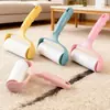 1 mango + 5 rollos de papel adhesivo desprendible para pelusa rodillo quitapelusas cepillo rodillo removedor de pelusa