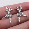 18x28mm 1g Multicolor DIY Aleación Accesorios Material Deporte Música Ballet Danza Colgante