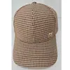 Gorra de Béisbol Casual de Moda con Letra 'm' de Pedrería y Patrón de Espiga para Mujer, Primavera y Otoño, Gorra Casual de Pato para Exteriores para Mujer