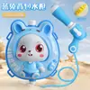 Mochila Infantil Pistola de Água Brinquedo Verão Novo Pistola de Água Retrátil Brincadeira na Praia Brinquedo de Água Pistola de Água