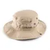 Chapéu redondo camuflado de fonte transfronteiriça chapéu Bennie para fãs militares chapéu de sol de verão chapéu de píton chapéu de pescador para atividades ao ar livre em estoque