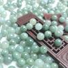 Pulsera de cuentas de jade verde aceitoso de Myanmar natural genuino de 10 m DIY Peizhu Jade artículo A jadeíta cuentas sueltas venta al por mayor de fábrica