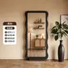 Espejo de cuerpo entero estilo vintage, espejo de pie, espejo de tocador para el hogar, espejo de pared para habitaciones de niñas, nuevo modelo 2026, espejo de vestidor