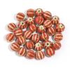 Esmalte de Flor Calabaza Perlas Cerámica Sandía Perlas Sueltas DIY Pulsera Collar Paquete de Materiales con Perlas de Cola Accesorios para Joyería
