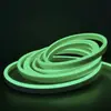 Luz de neón LED flexible de silicona pura verde integrada 0612 bajo voltaje impermeable decoración de modelado de publicidad exterior