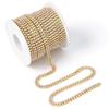 2MM-6mmAB cor criptografia pérola garra cadeia tira strass ouro e prata inferior garra broca cadeia telefone móvel vara broca cadeia diy atacado