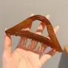 Presilha de Cabelo Triângulo para Mulheres, Grampo Suave de Cetim com Toque de Luxo, Acessório de Cabelo com Laço para Cabelo Grosso, Presilha de Tubarão para Cabelo, Novo Modelo 2026