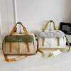 Bolsa de viaje ligera para mujer, expandible para viajes de negocios y de placer, bolsa de equipaje pequeña con un toque de alta gama, bolsa multifuncional para deportes y fitness