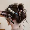 Elegante y con Estilo Pinza para el Cabello de Perlas, Pinza de Tiburón Grande para el Cabello para Mujeres, Nuevo Modelo 2024, Accesorio para el Cabello de Alta Gama para Otoño
