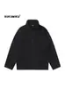 Suministro Exclusivo Transfronterizo de Chaquetas con Cremallera de Forro Polar Doble Cara para Hombre de Otoño e Invierno, Chaquetas Calientes Unisex con Forro de Polar